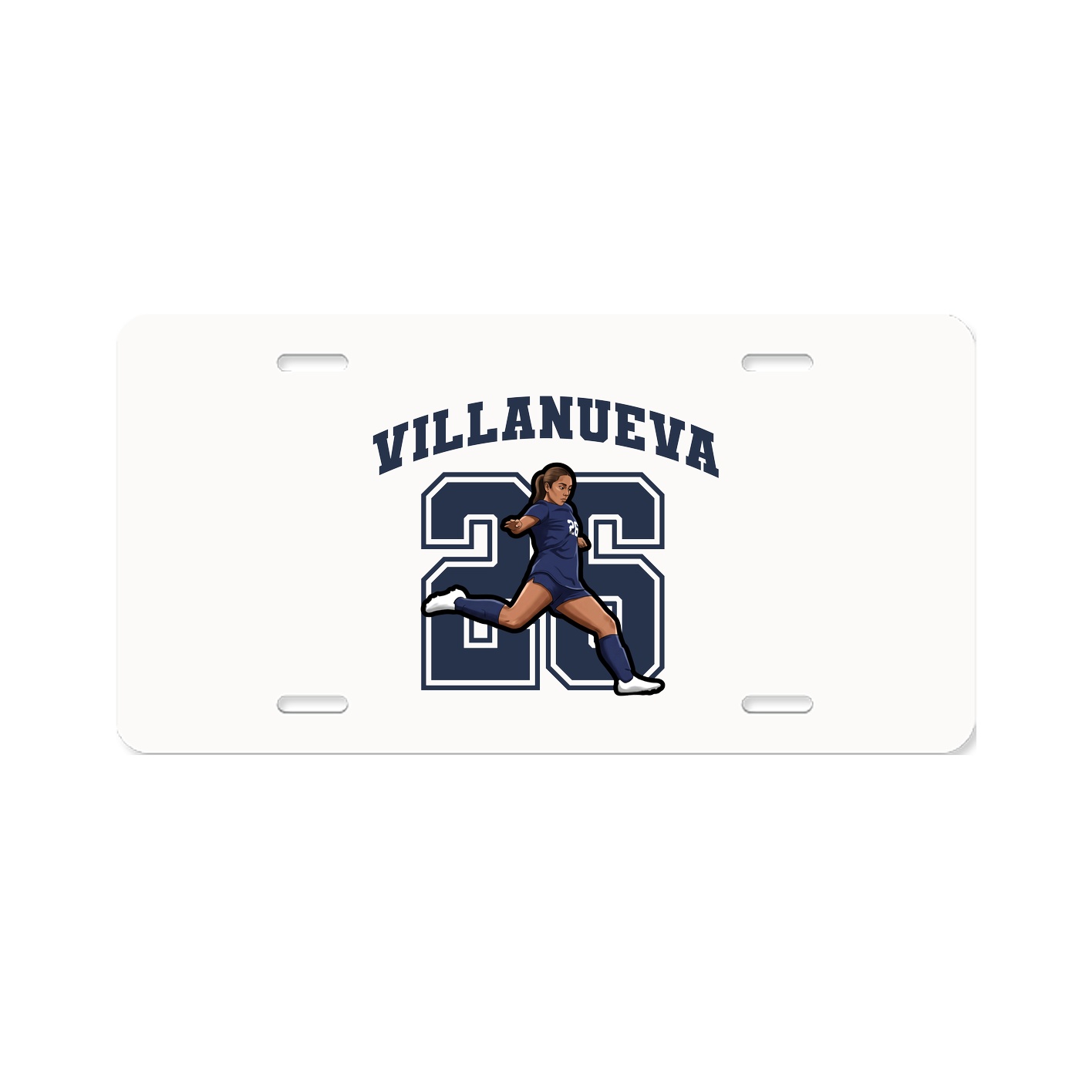 License Plate — Number in Classic