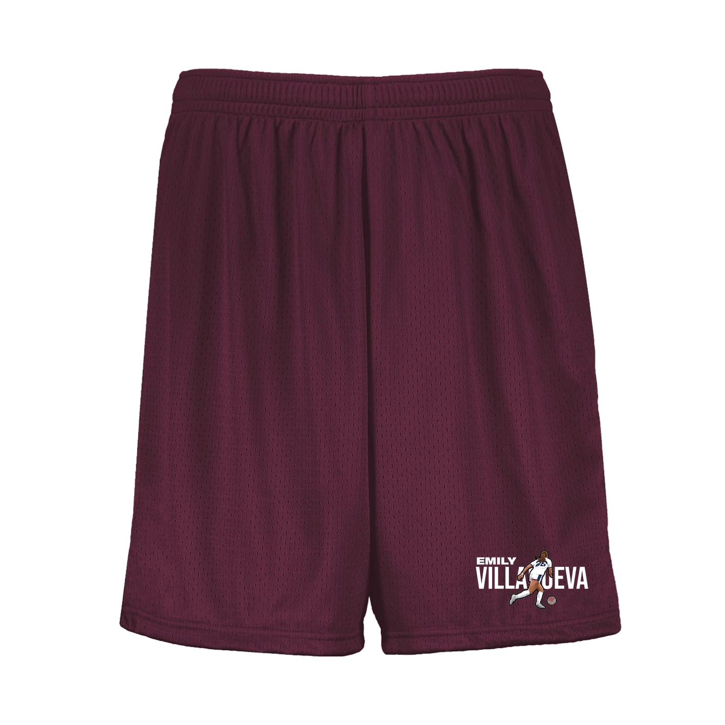 Shorts — Player Name in Maroon