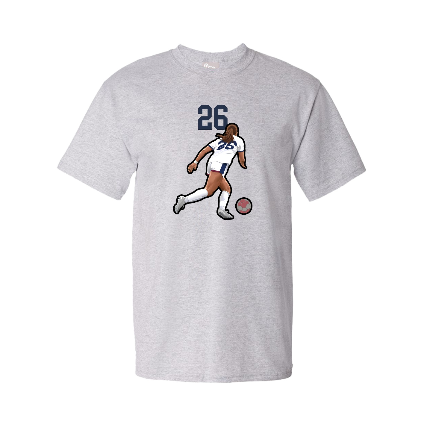Tee — Number Top in Grey