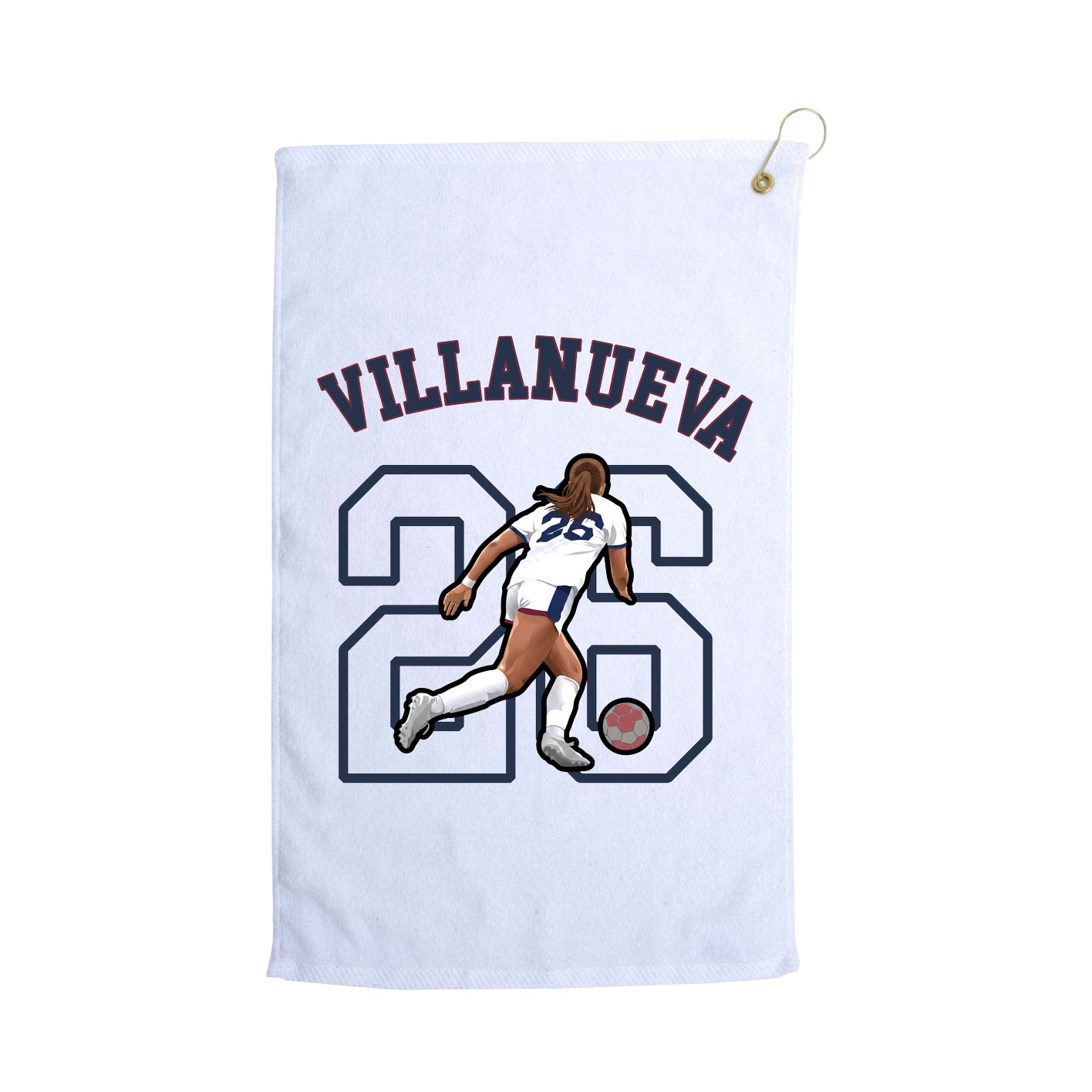 Golf Towel — Shirsey Arch in White