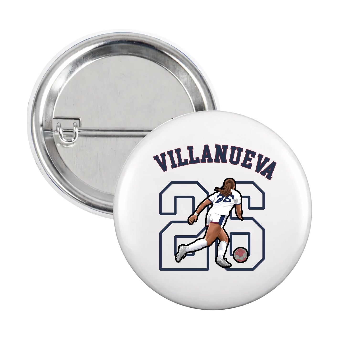 Game Day Button — Shirsey Arch in White