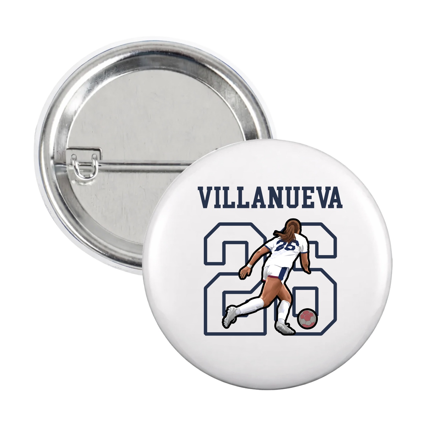 Game Day Button — Shirsey in White