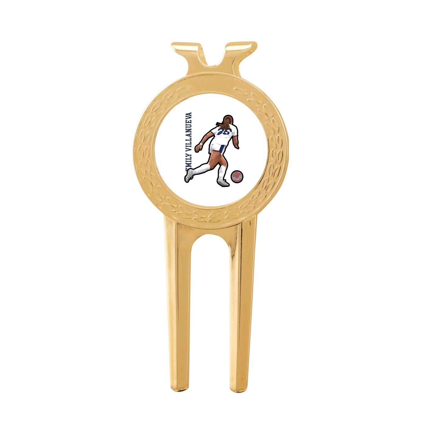 Divot Tool with Ball Marker — Name Vertical in Classic