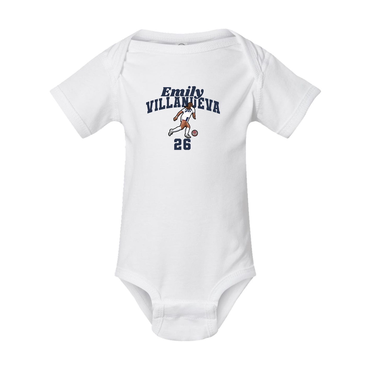 Baby Onesie — Signature Arch in White