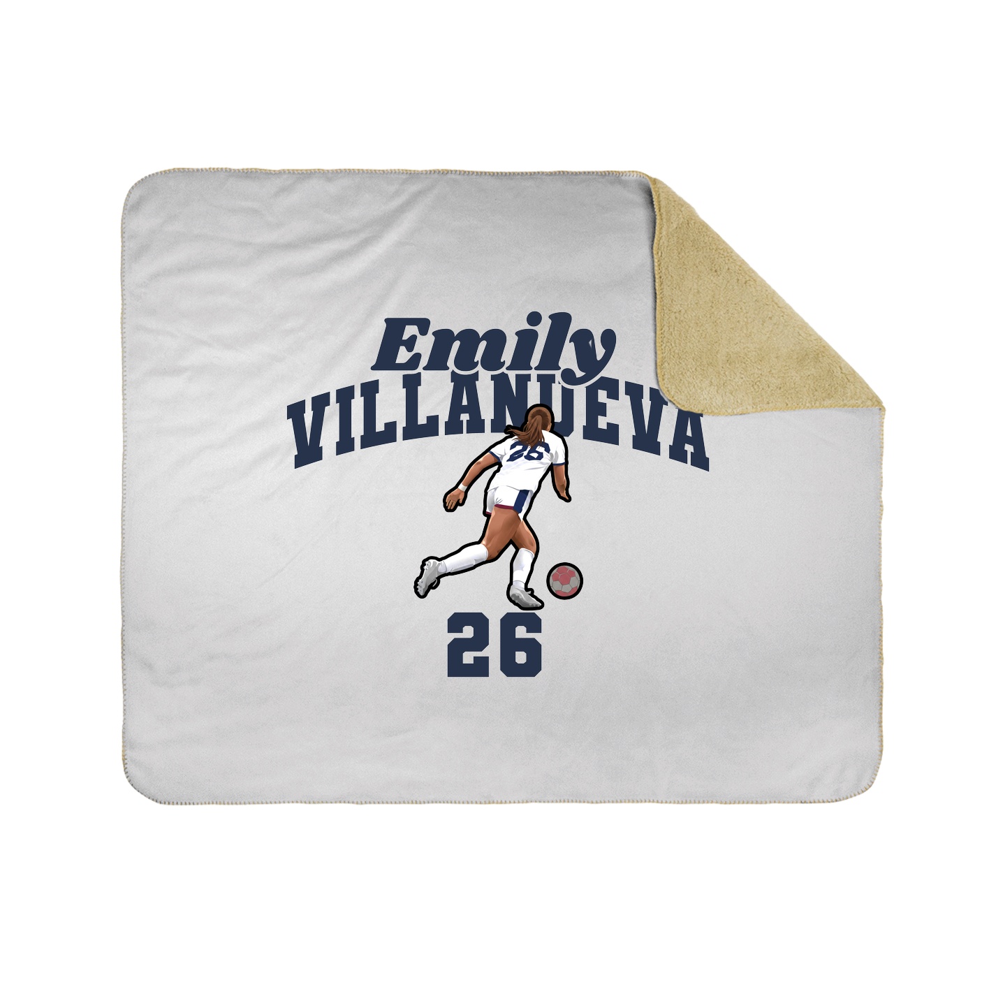 Throw Blanket — Signature Arch in White