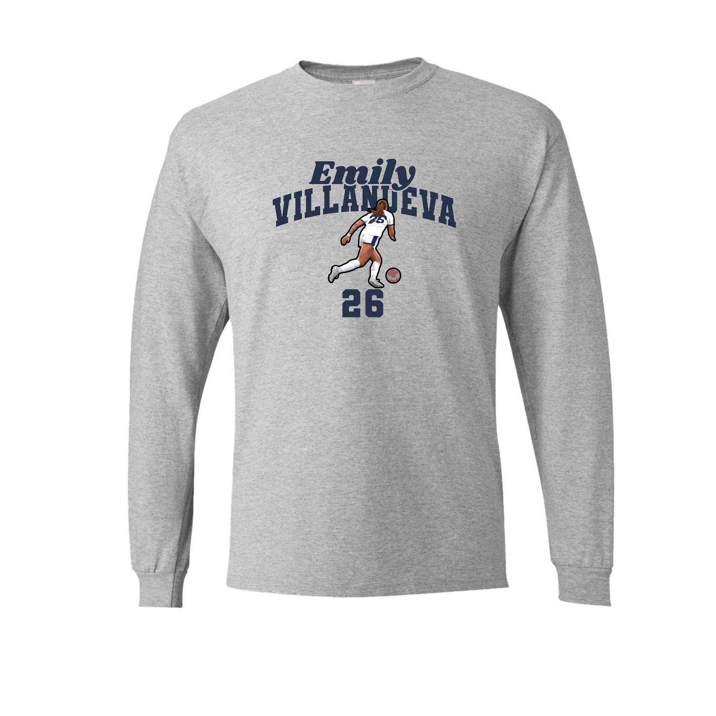 Long Sleeve Tee — Signature Arch in Grey