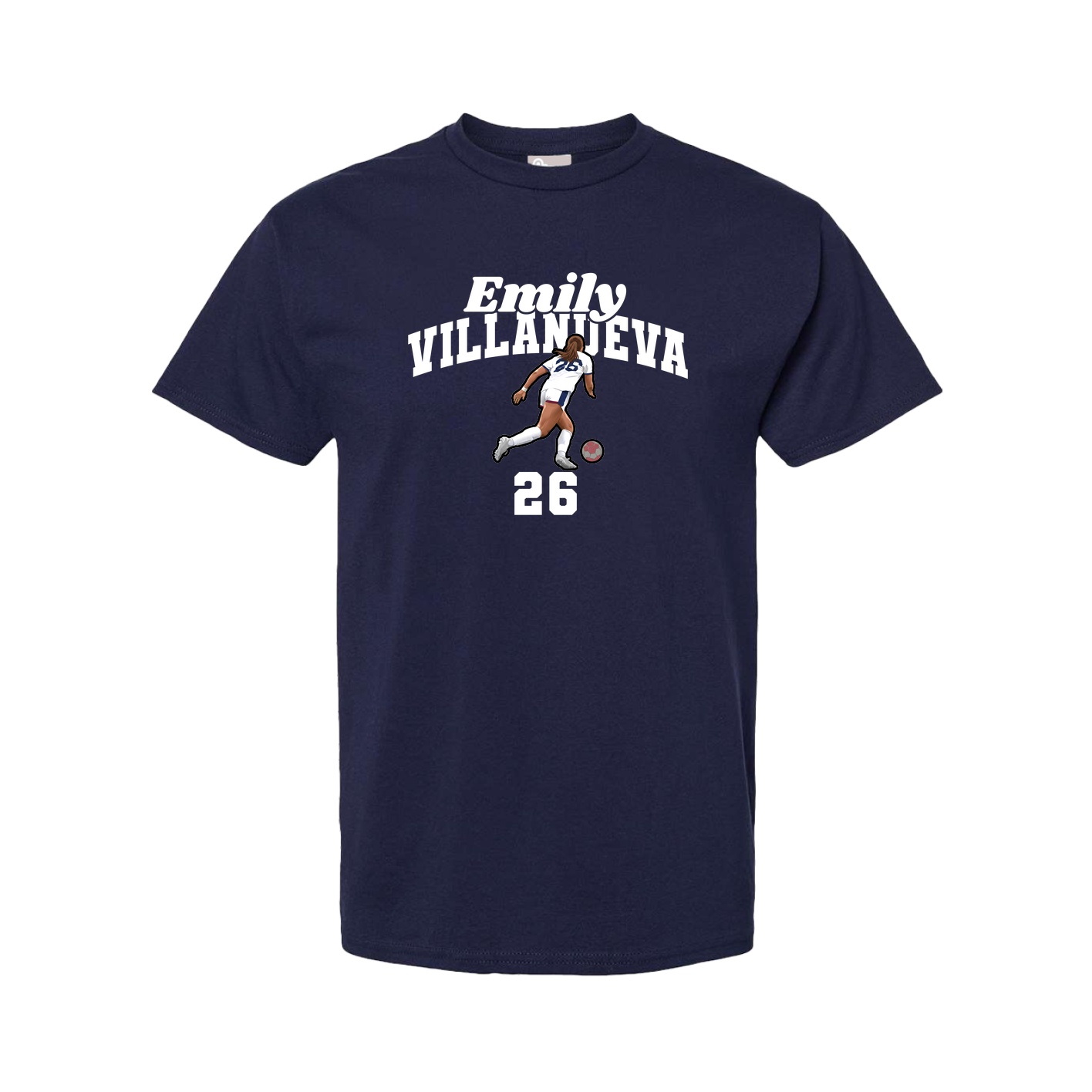 Youth Tee — Signature Arch in Navy