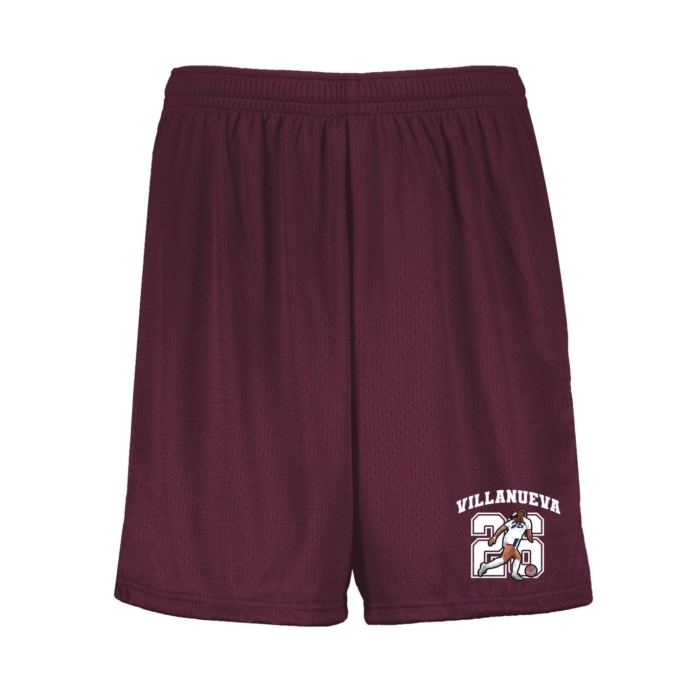 Shorts — Number in Maroon