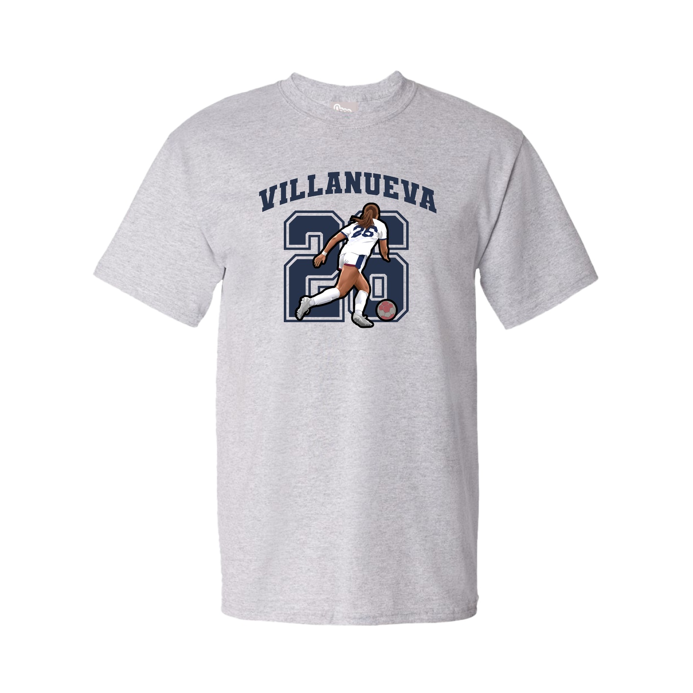 Youth Tee — Number in Grey