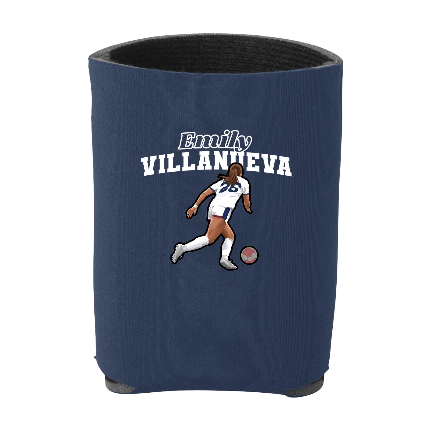 Can Holder — Name Arch in Navy
