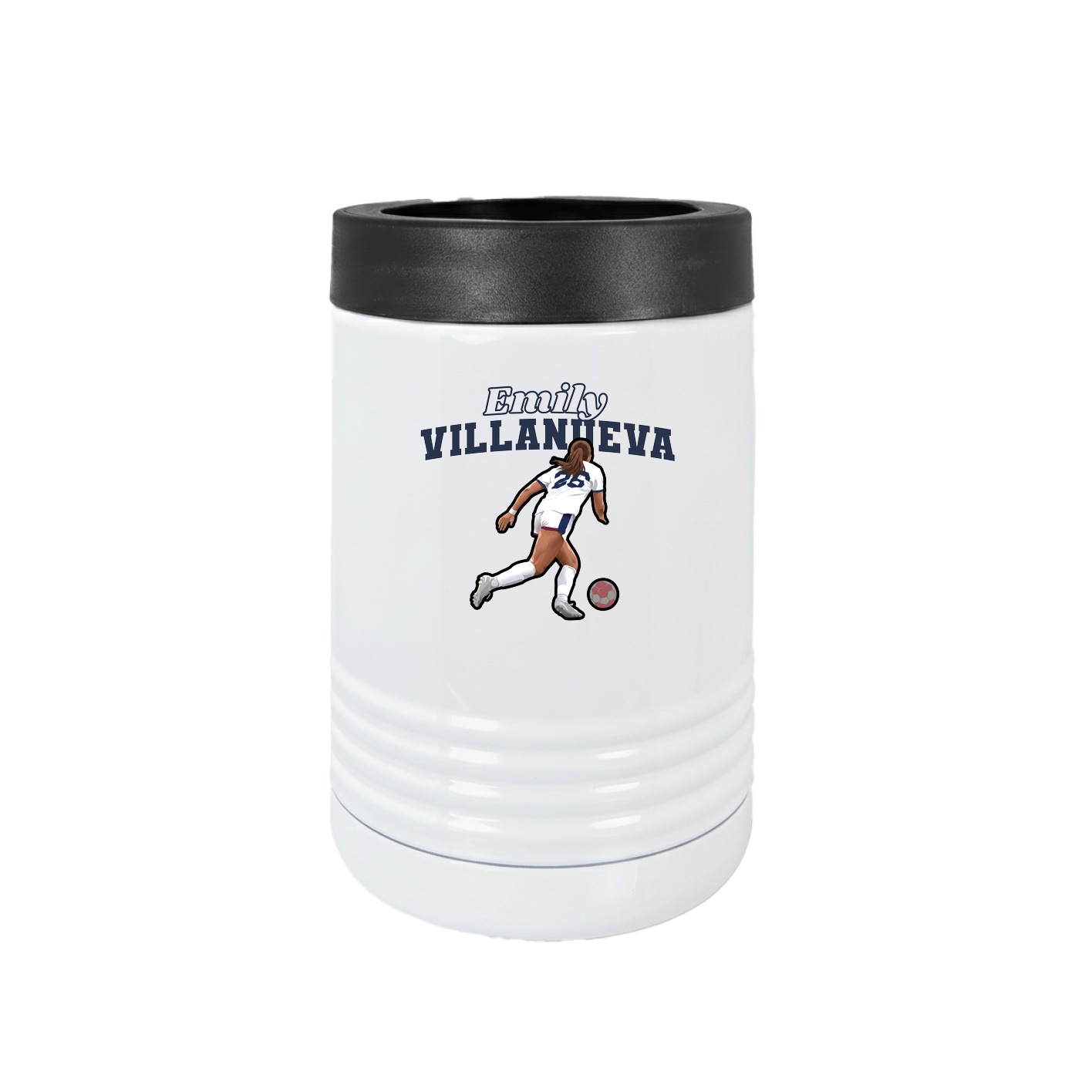 Beverage Holder — Name Arch in White