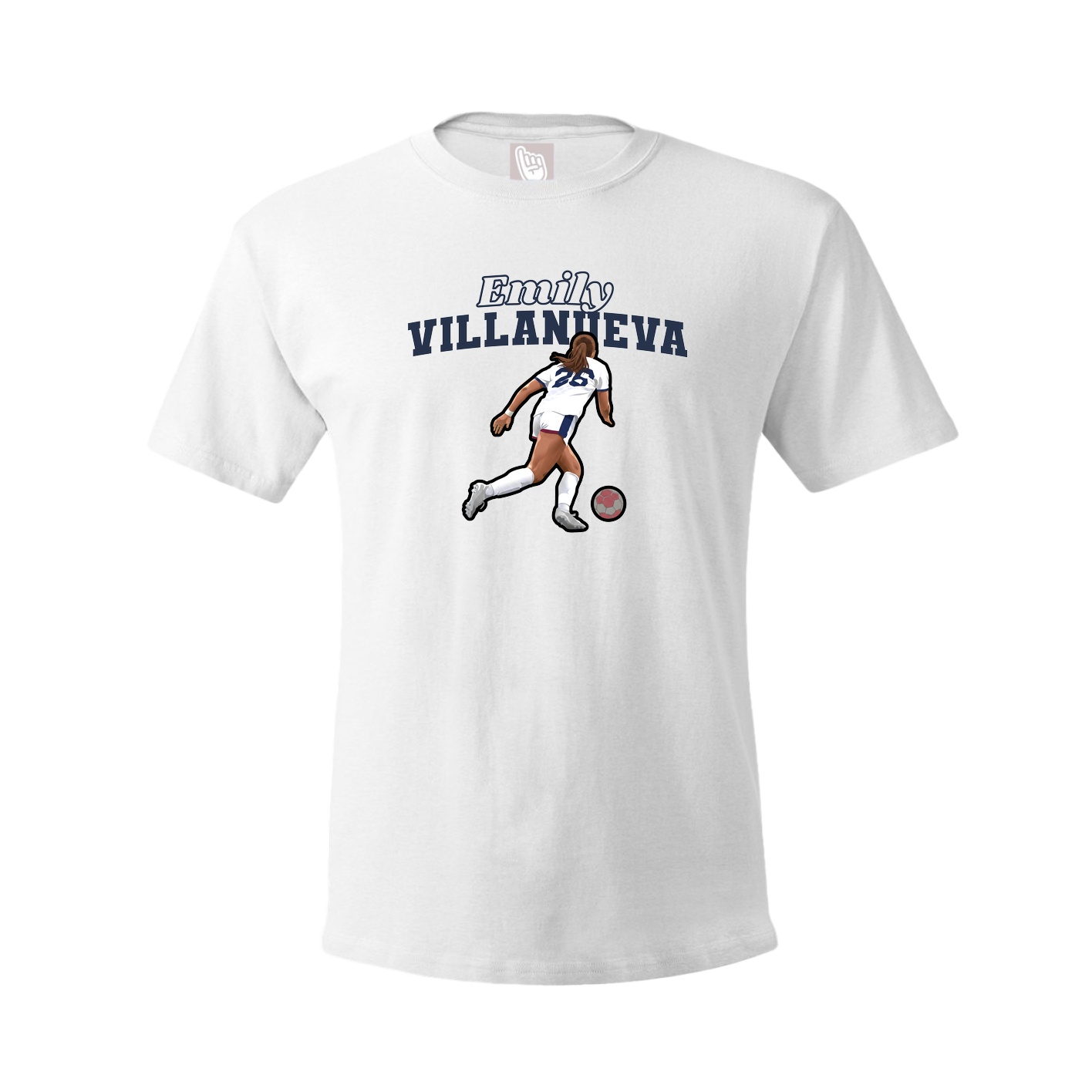 Tee — Name Arch in White