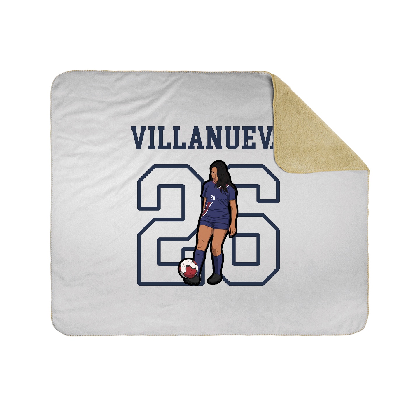 Throw Blanket — Shirsey in White