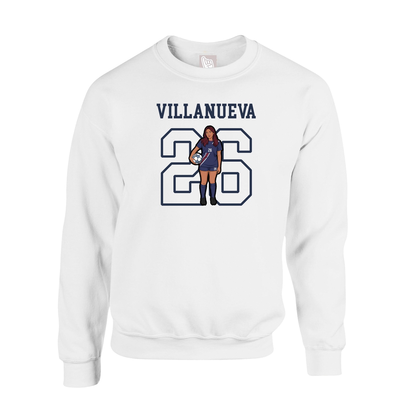 Fleece Crew — Shirsey in White