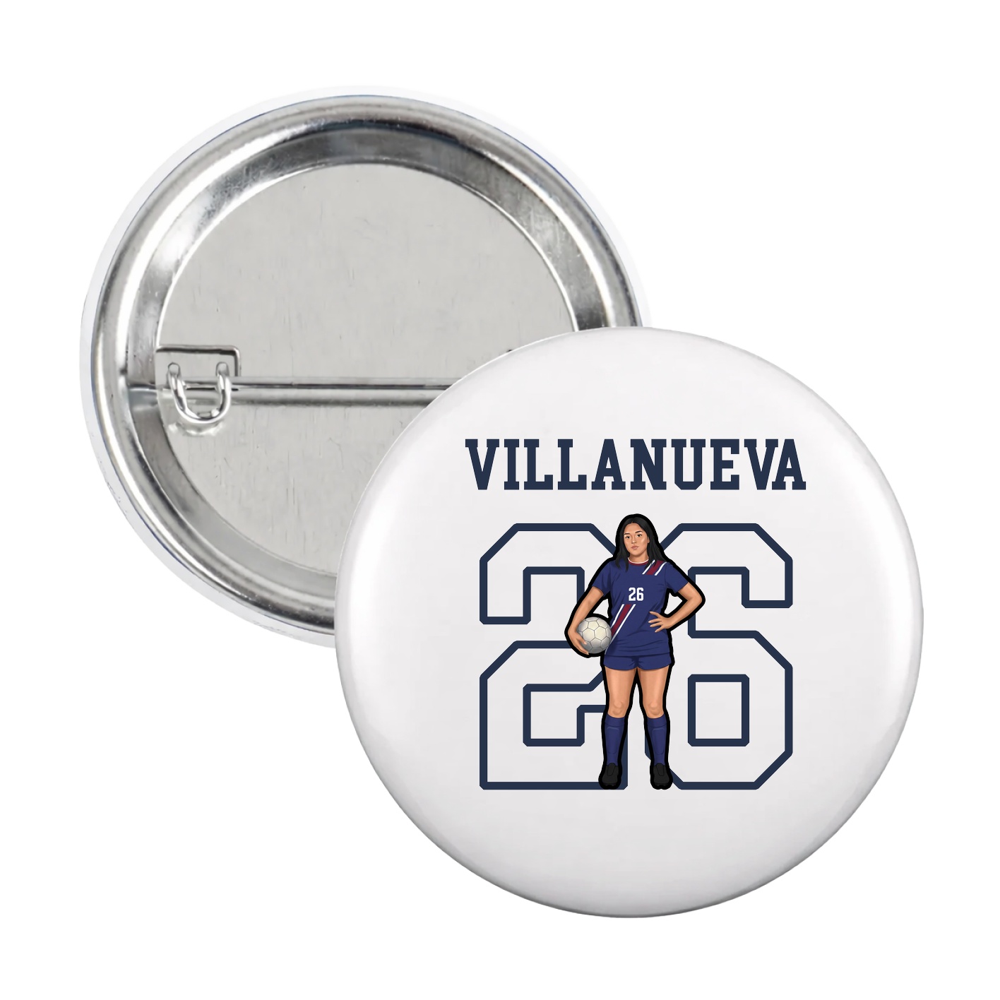 Game Day Button — Shirsey in White