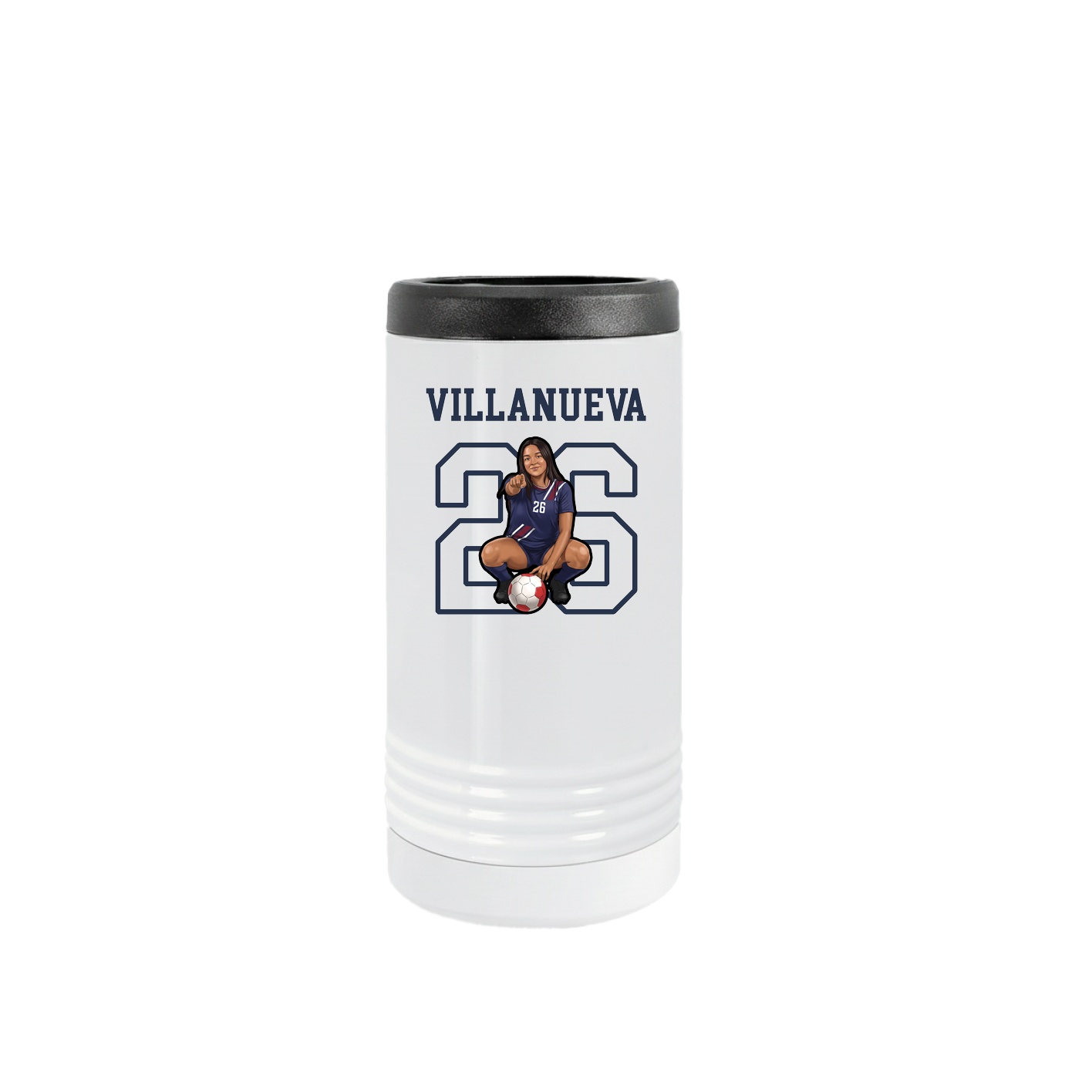 Slim Beverage Holder — Shirsey in White
