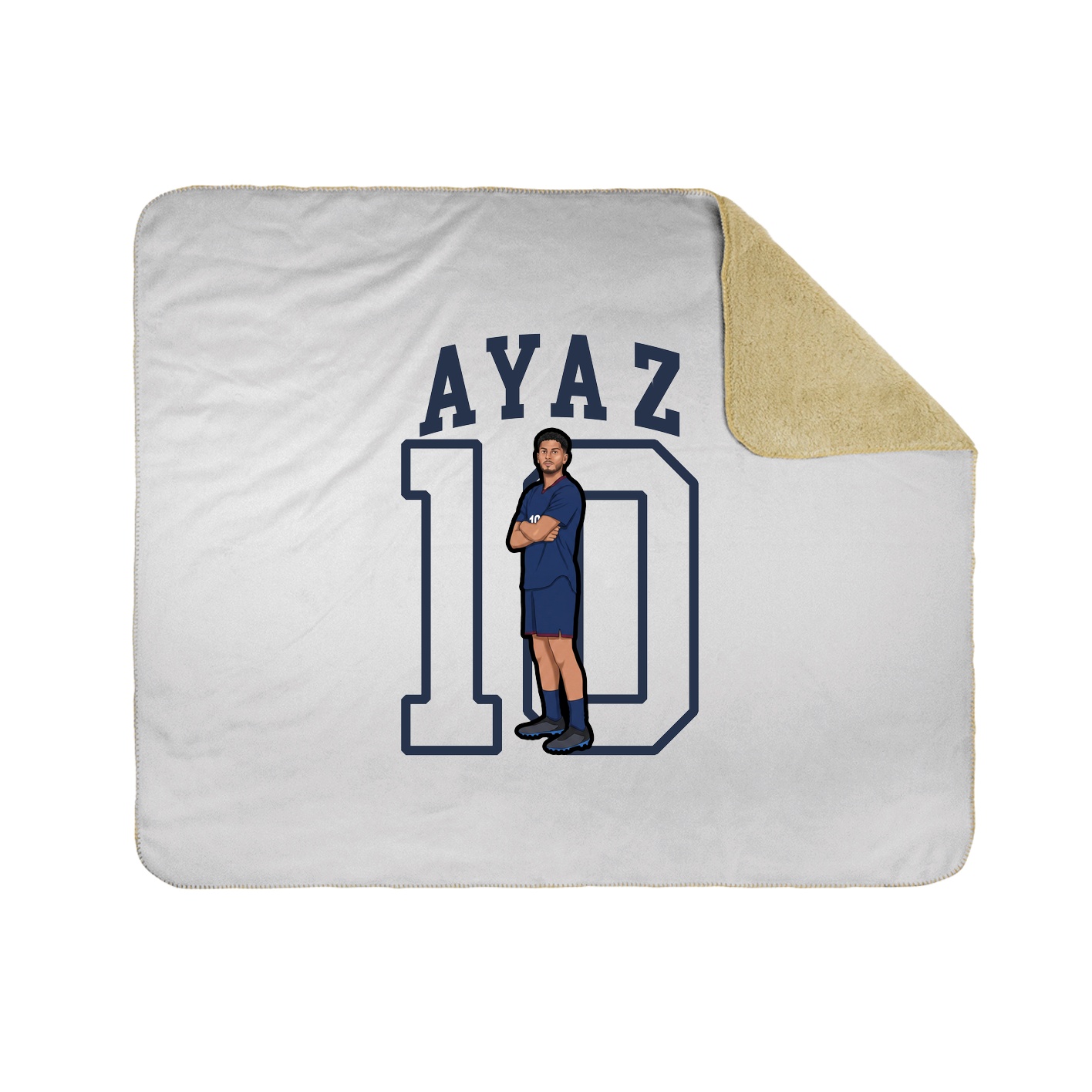 Throw Blanket — Shirsey in White