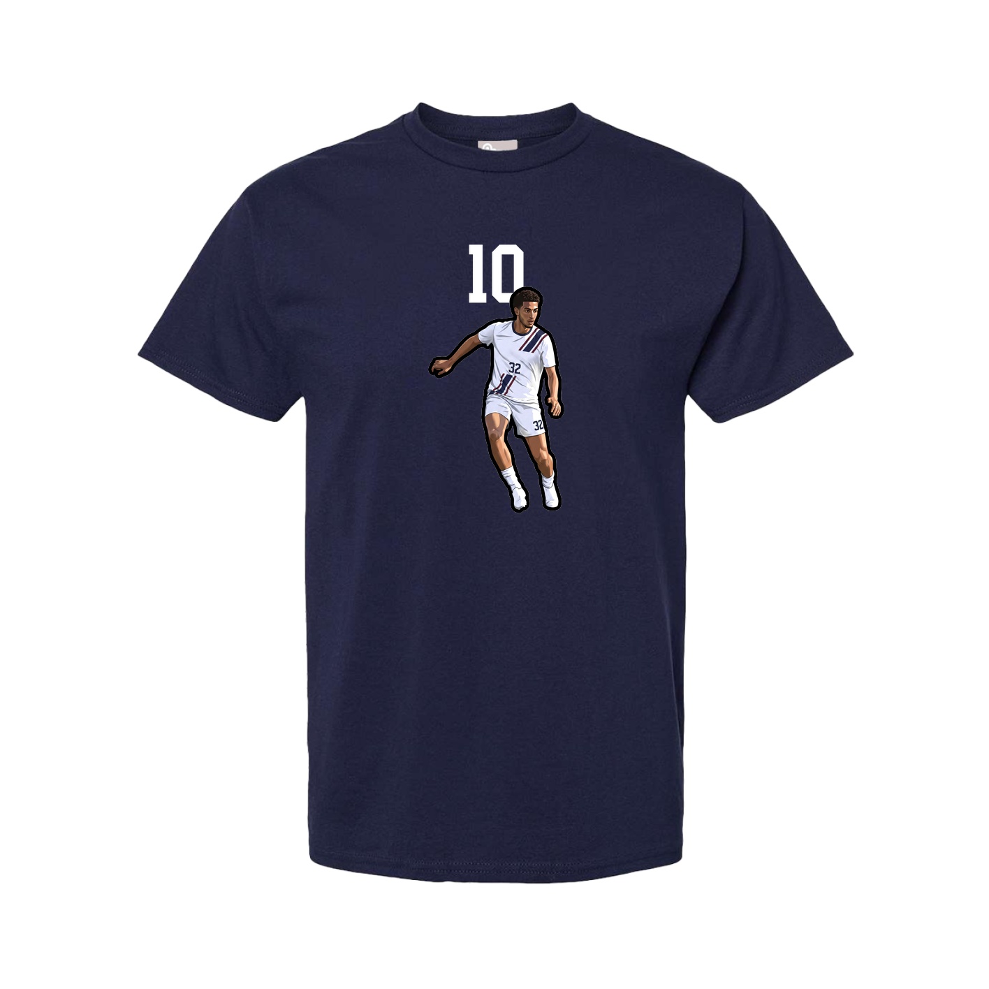 Tee — Number Top in Navy