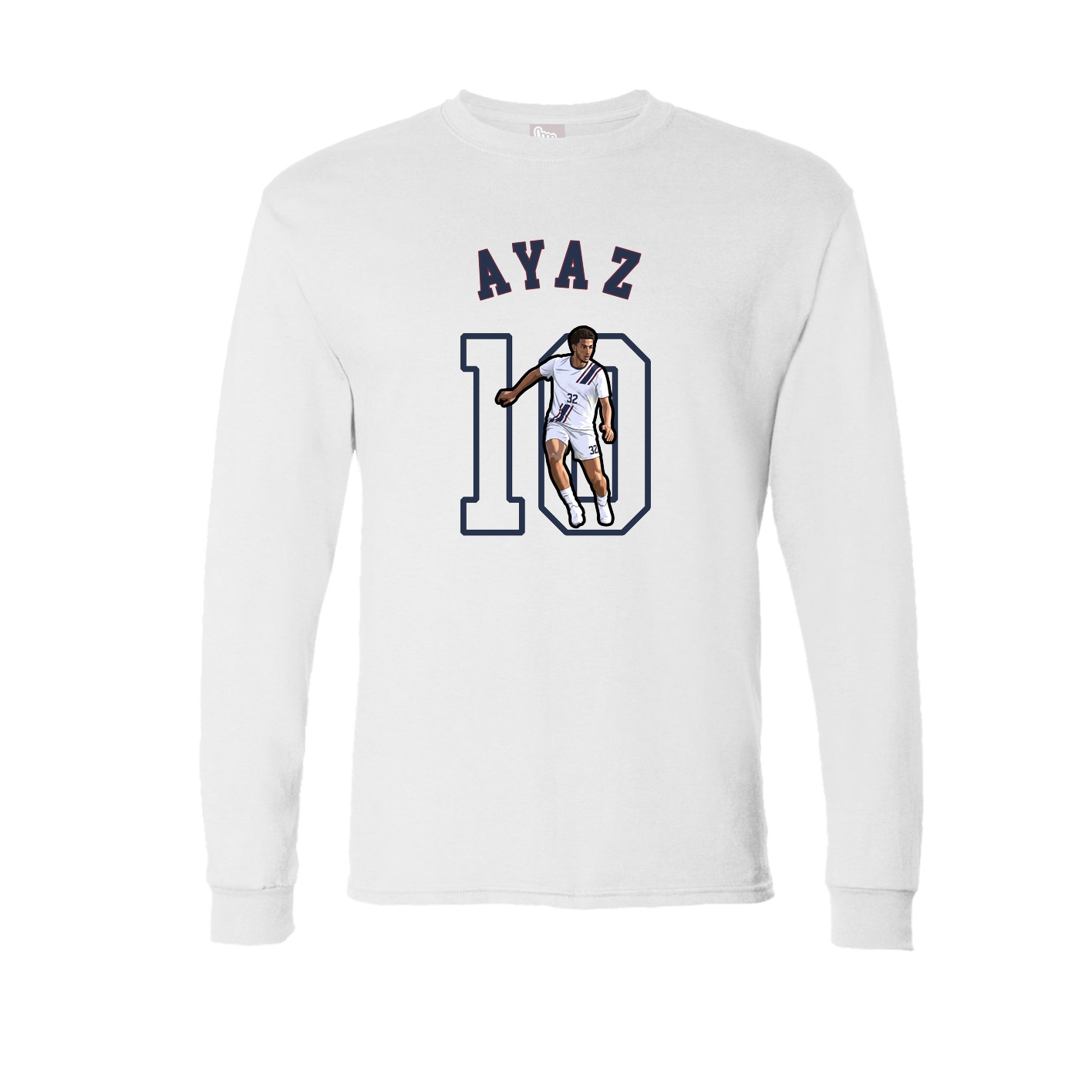 Long Sleeve Tee — Shirsey Arch in White