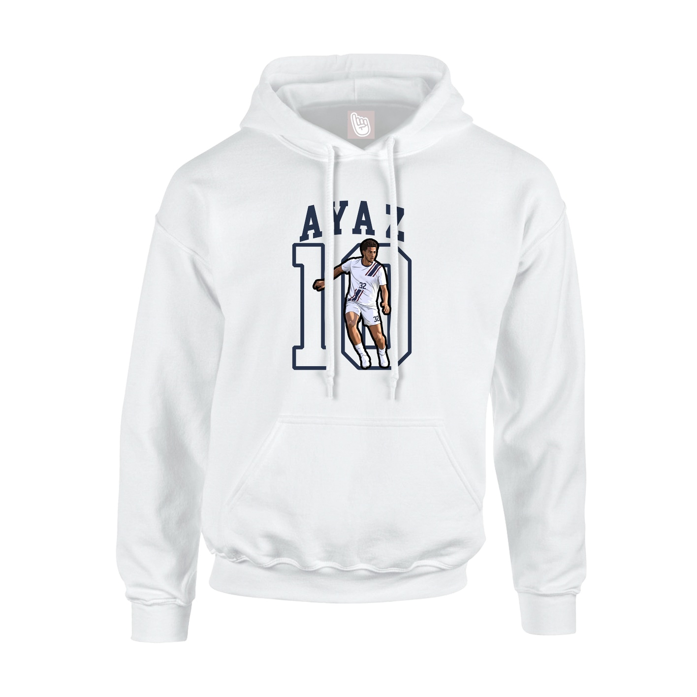 Hoodie — Shirsey in White