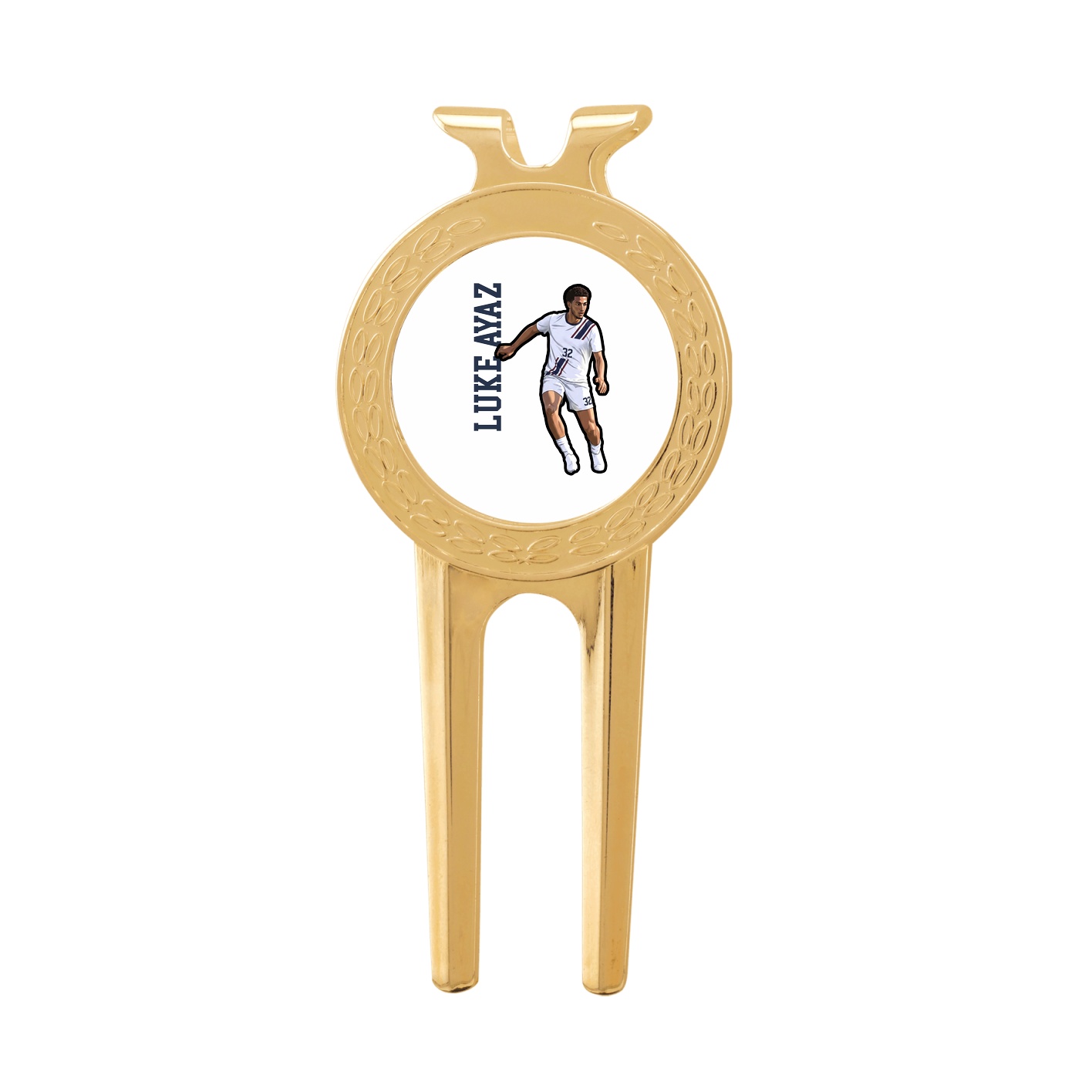 Divot Tool with Ball Marker — Name Vertical in Classic
