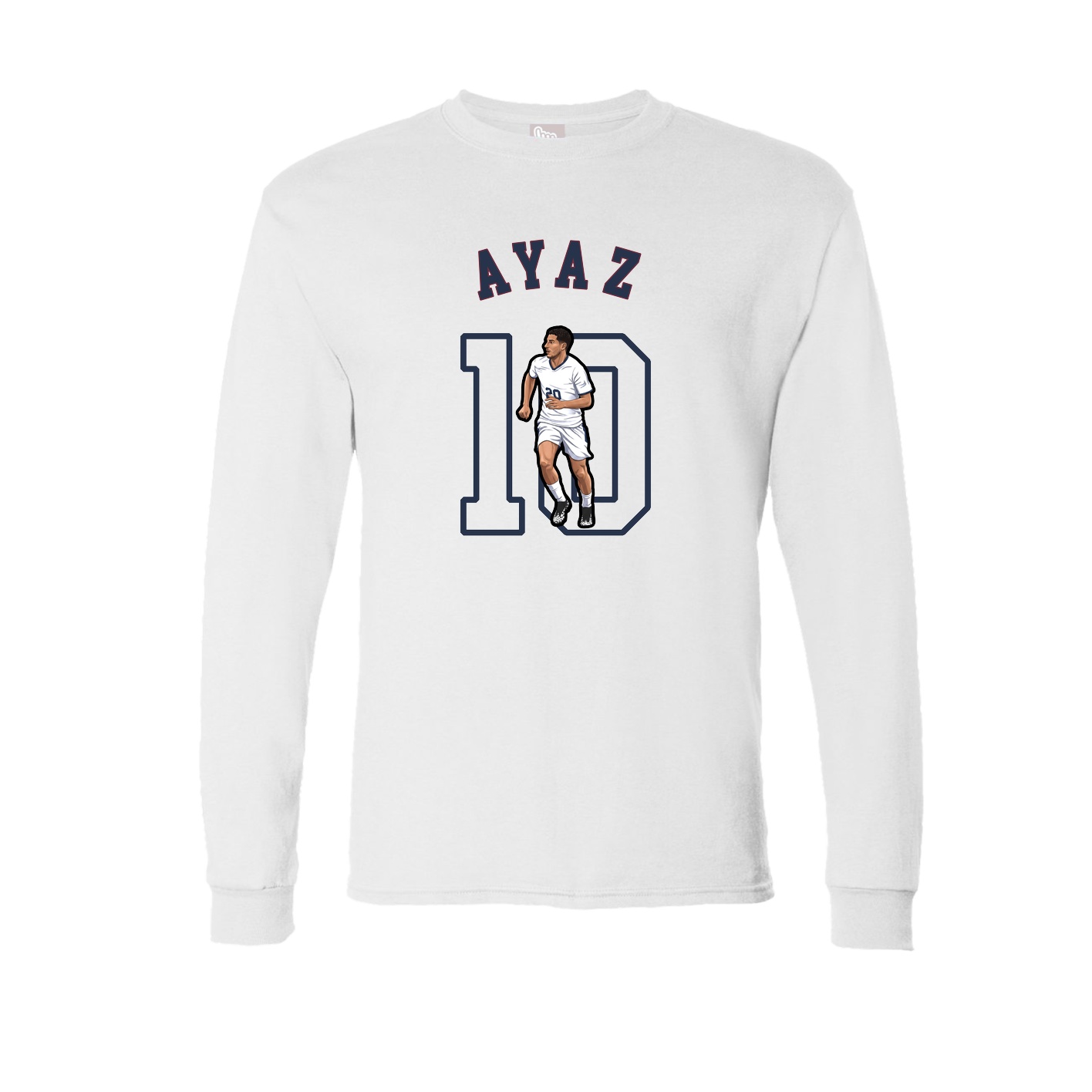 Long Sleeve Tee — Shirsey Arch in White
