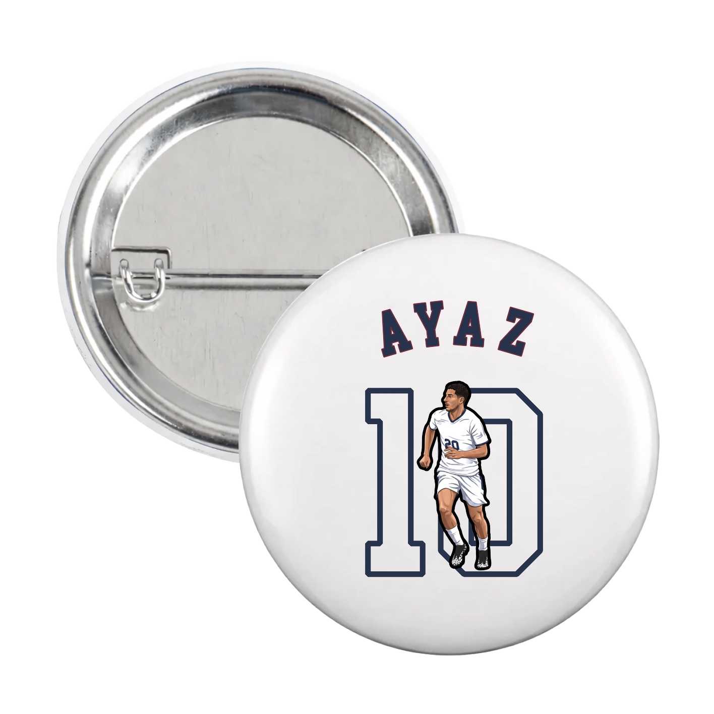Game Day Button — Shirsey Arch in White