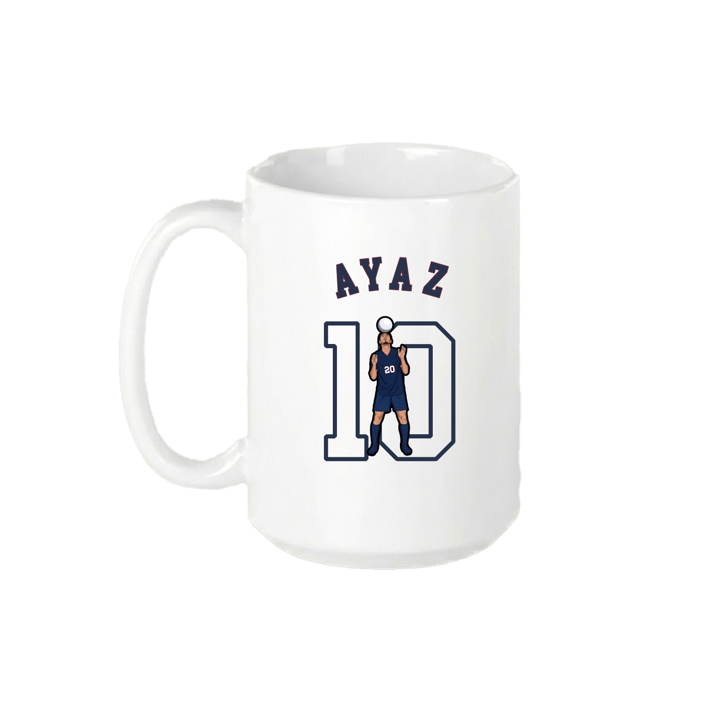 15oz Coffee Mug — Shirsey Arch in White