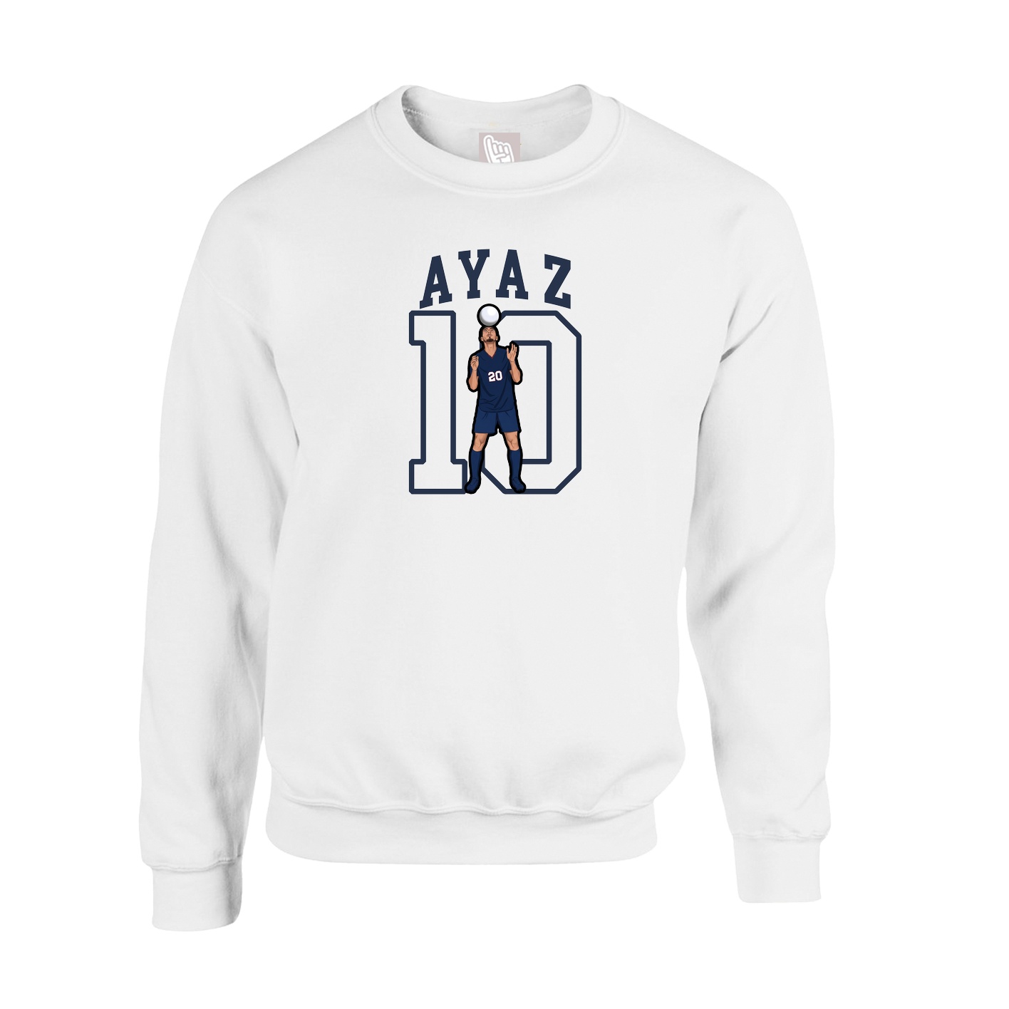 Fleece Crew — Shirsey in White