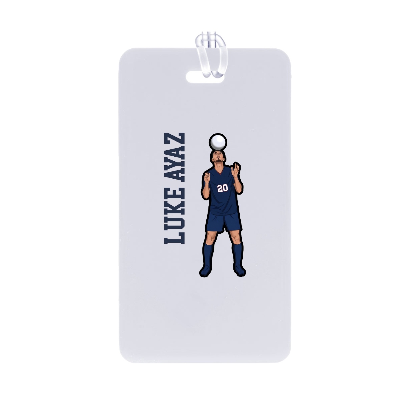 Bag Tag — Name Vertical in Classic