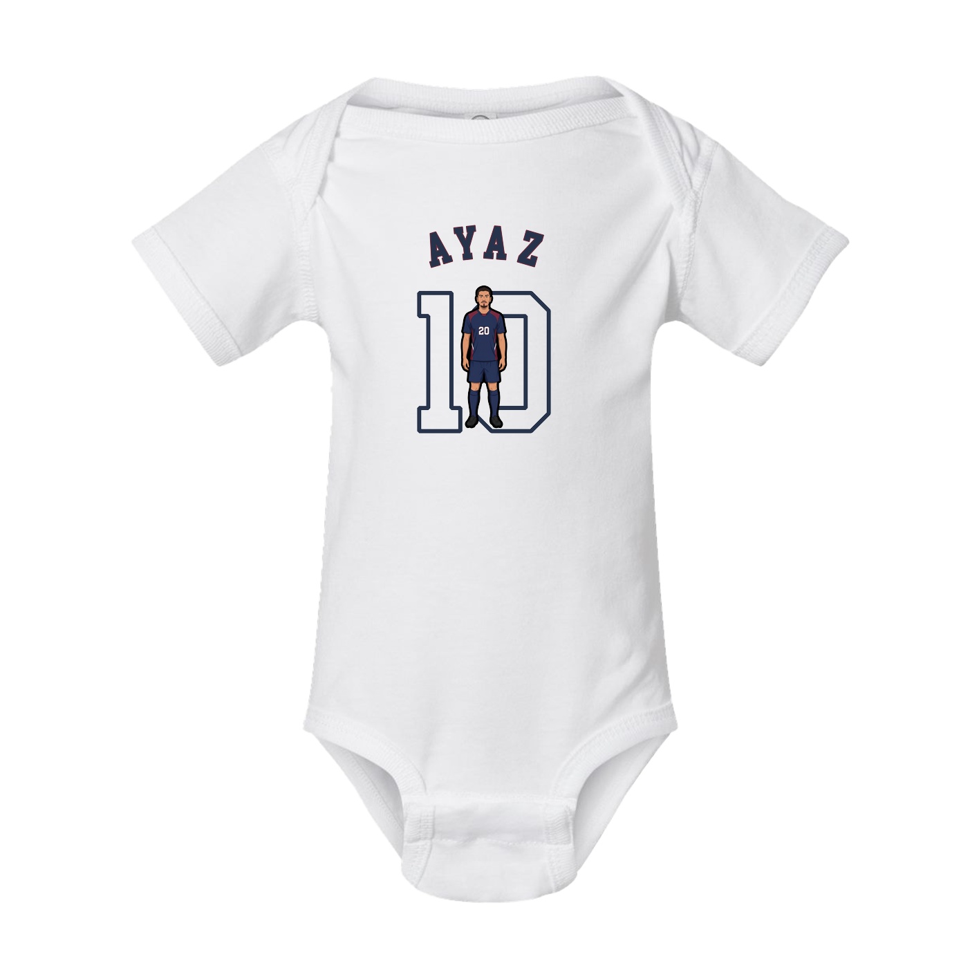 Baby Onesie — Shirsey Arch in White
