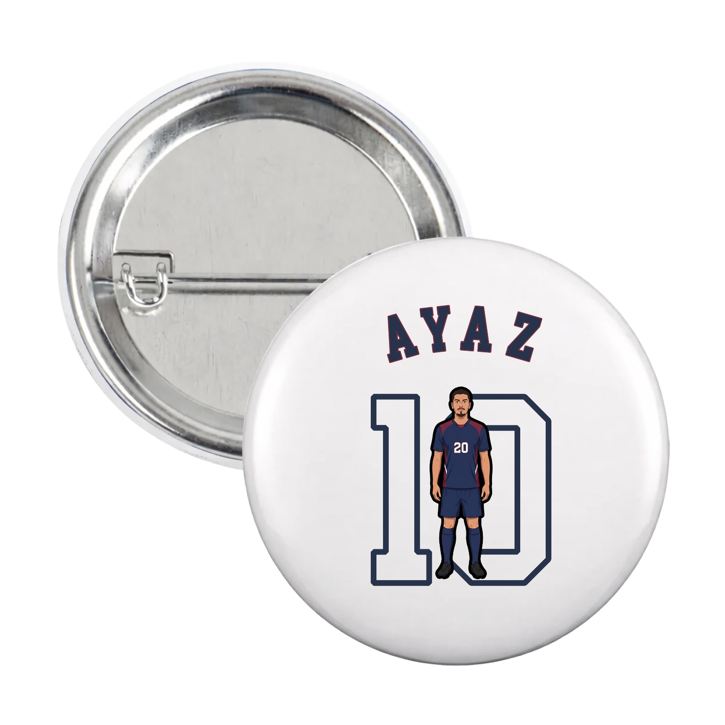 Game Day Button — Shirsey Arch in White