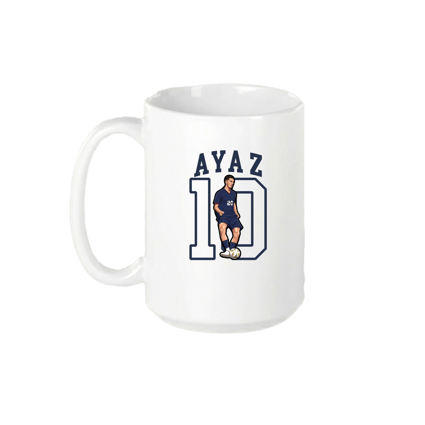 15oz Coffee Mug — Shirsey in White