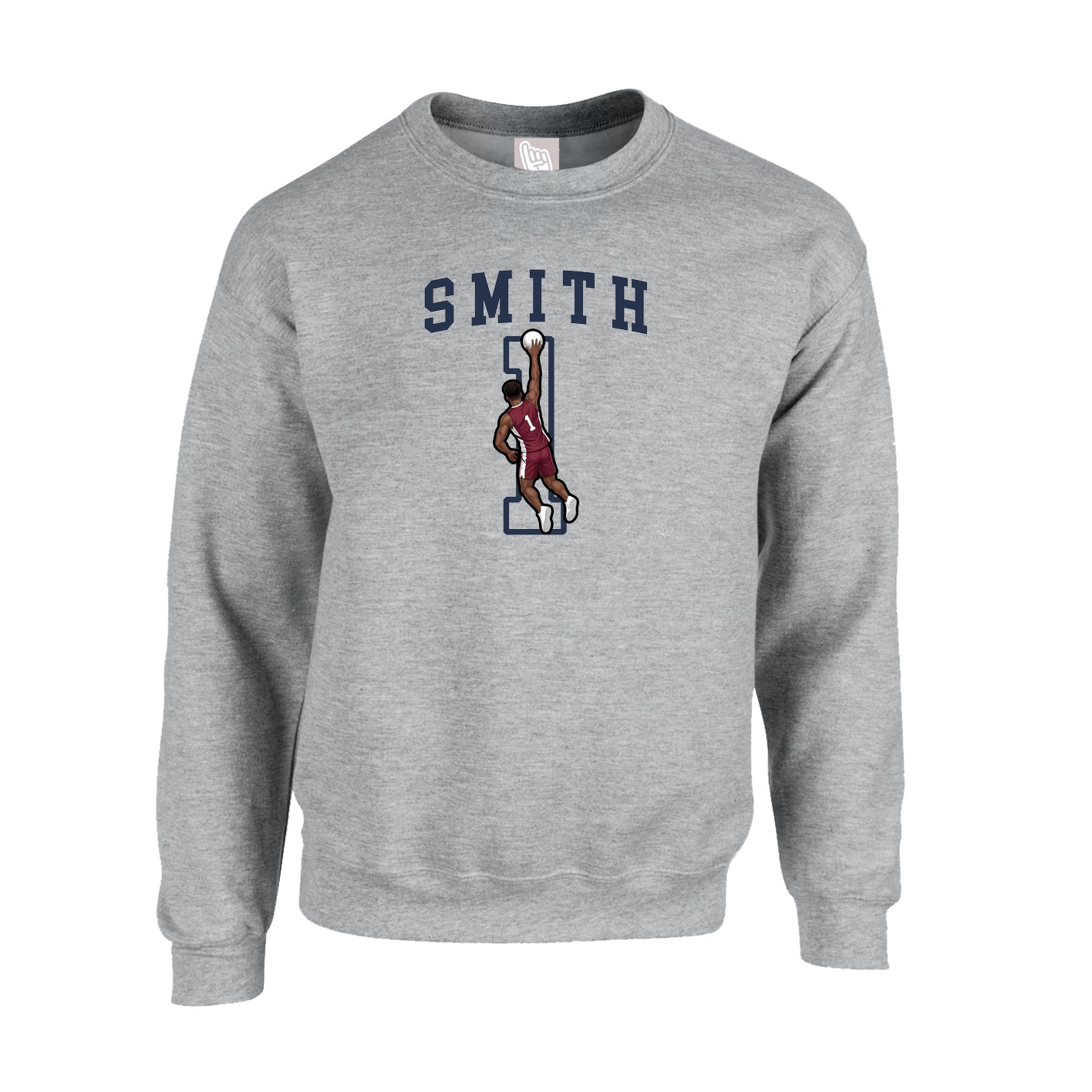 Fleece Crew — Shirsey in Grey