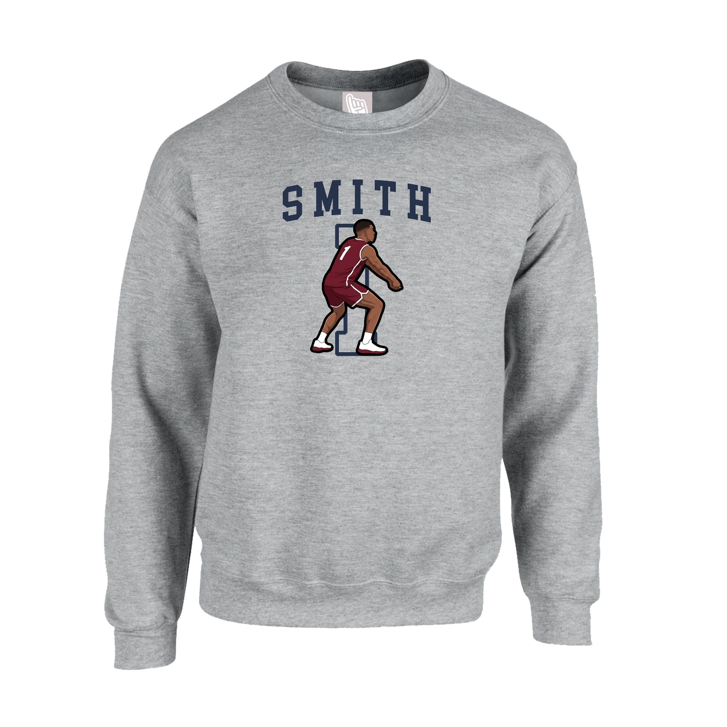 Fleece Crew — Shirsey in Grey