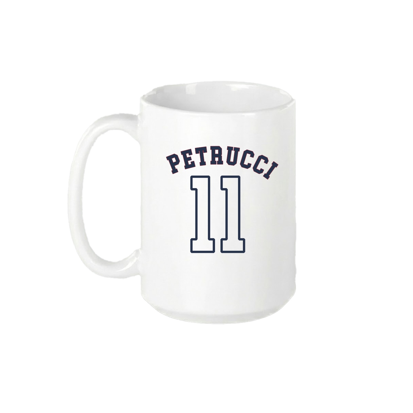 15oz Coffee Mug — Shirsey Arch in White