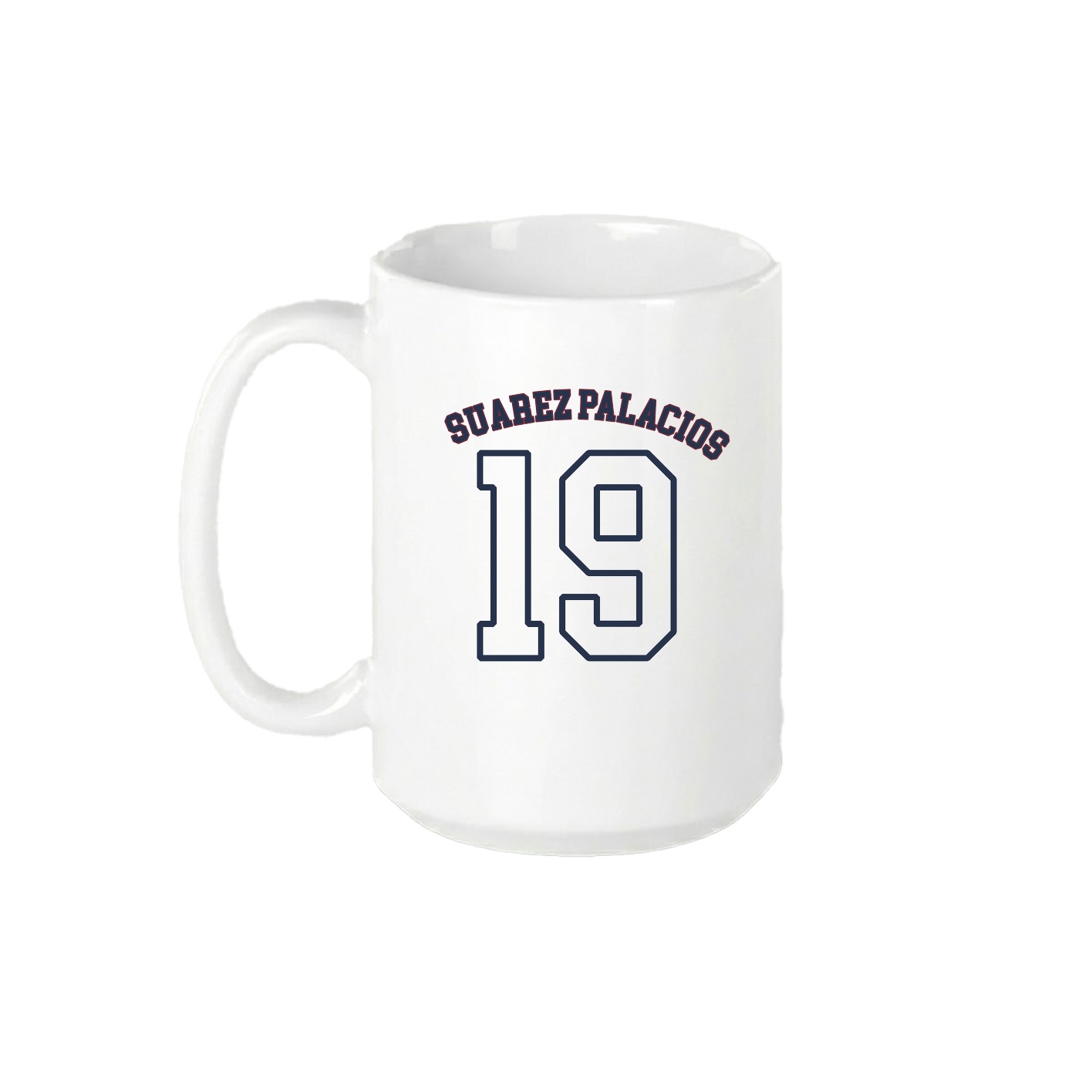 15oz Coffee Mug — Shirsey Arch in White