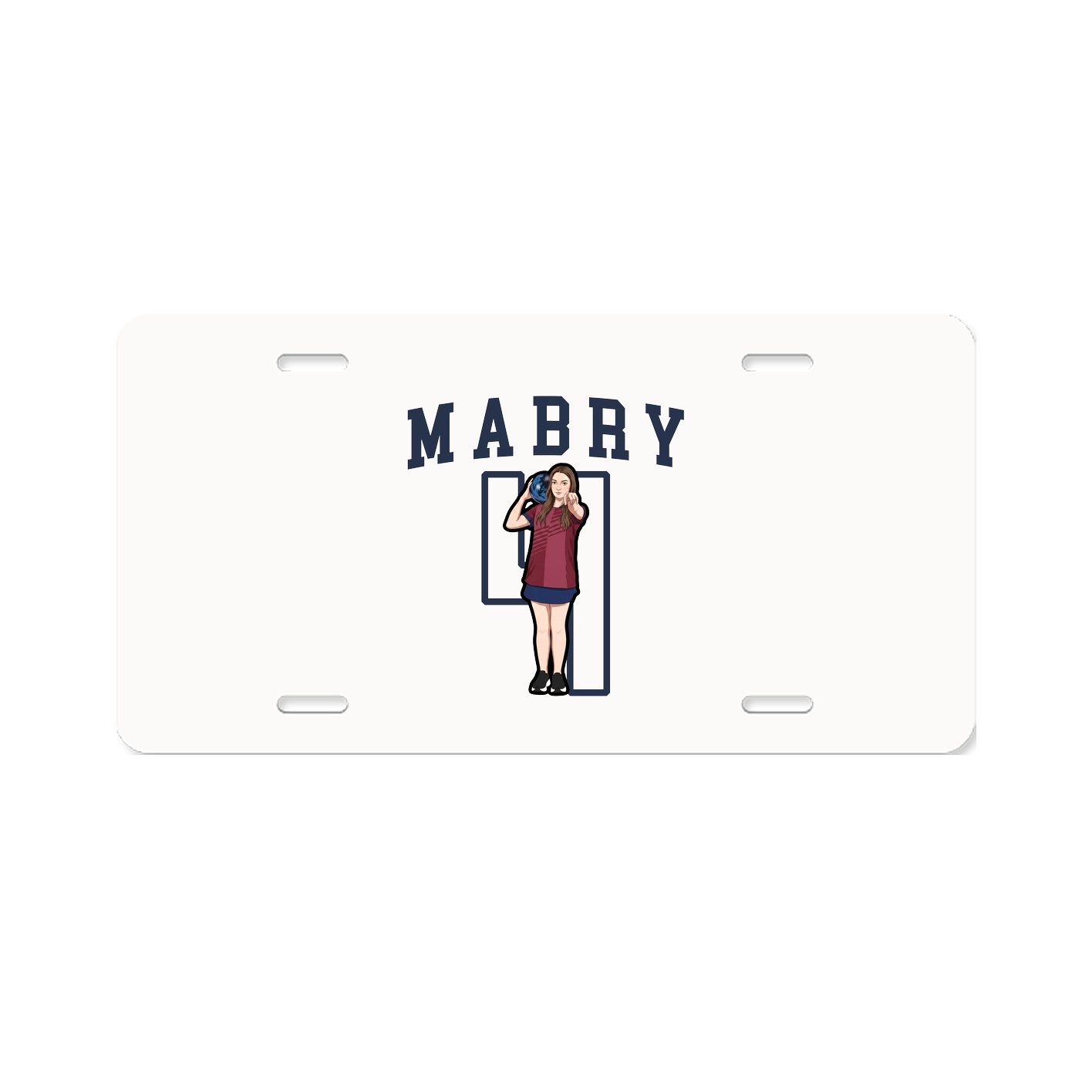 License Plate — Shirsey in Classic