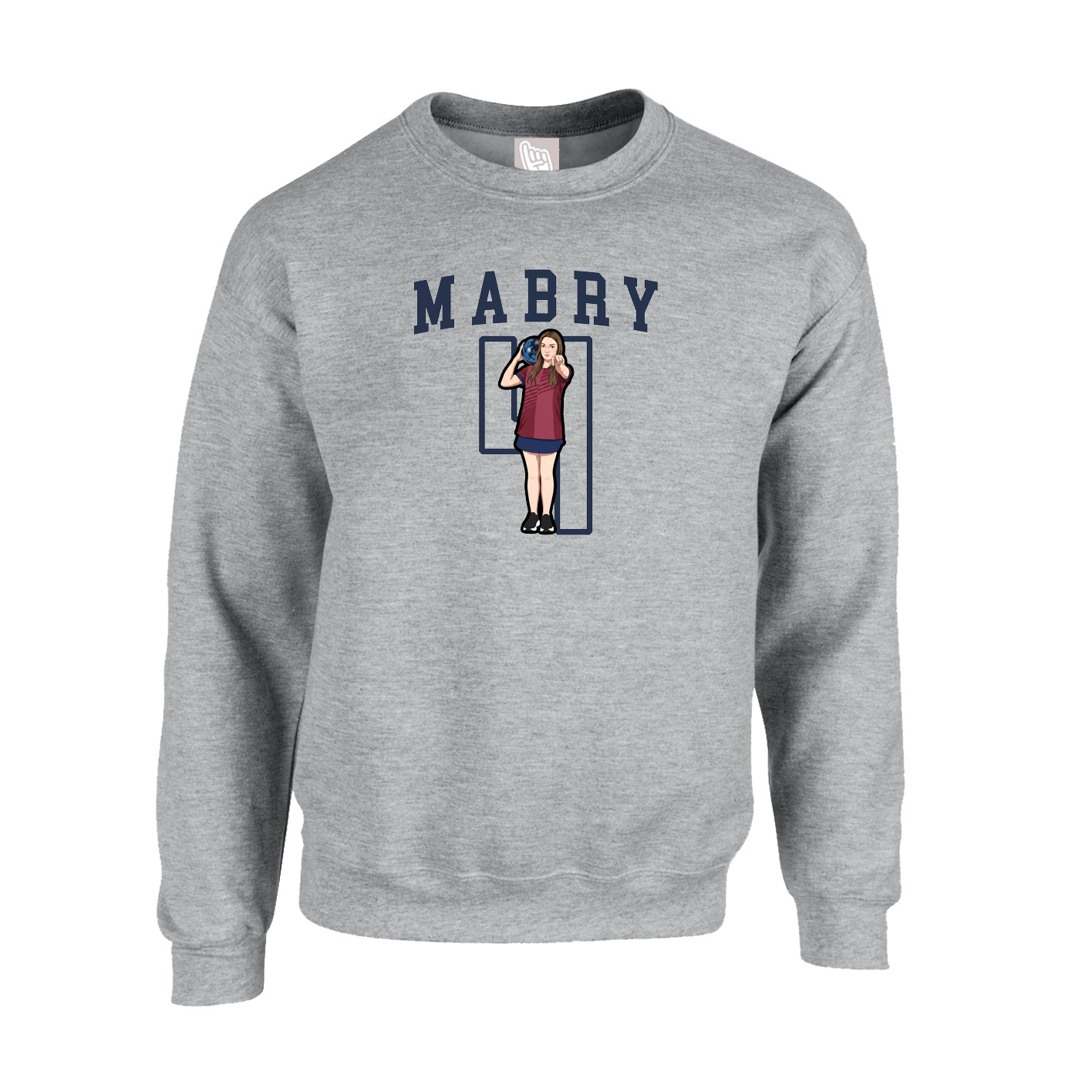 Fleece Crew — Shirsey in Grey