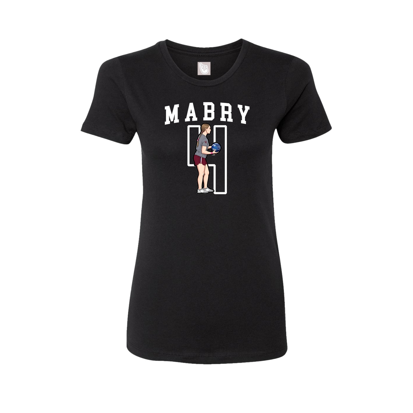 Fitted Women's Tee — Shirsey in Black