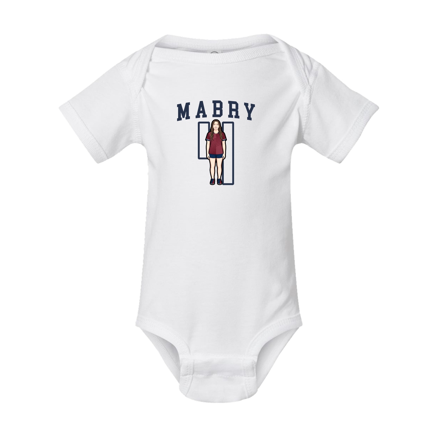 Baby Onesie — Shirsey in White