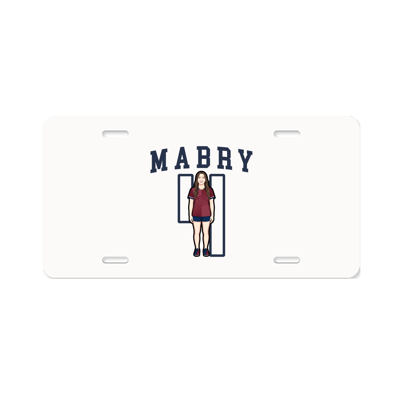 License Plate — Shirsey in Classic