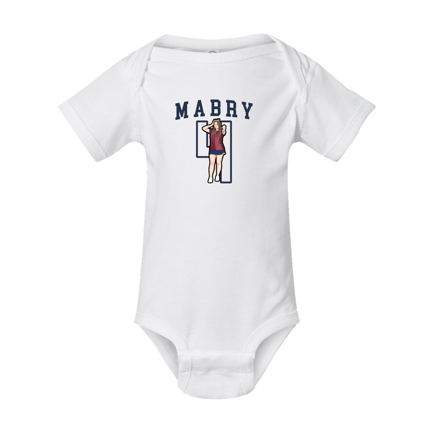 Baby Onesie — Shirsey in White