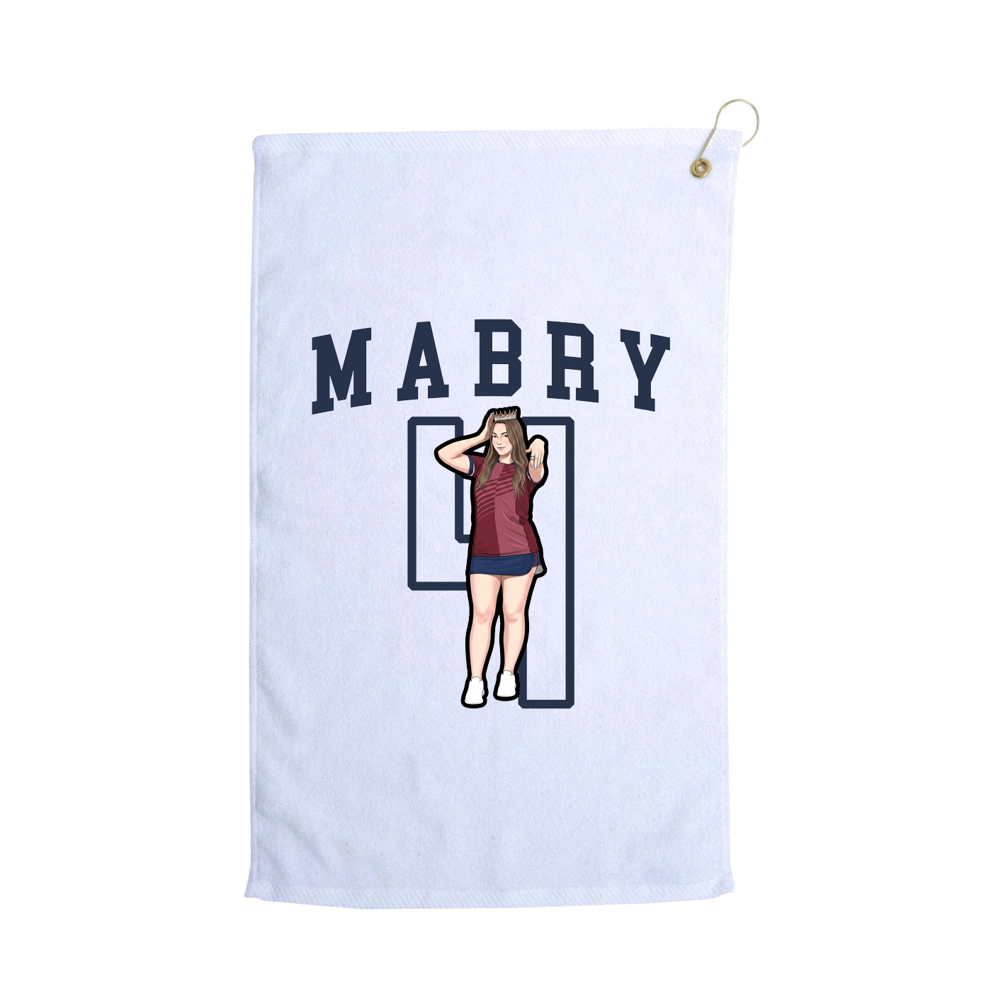Golf Towel — Shirsey in White