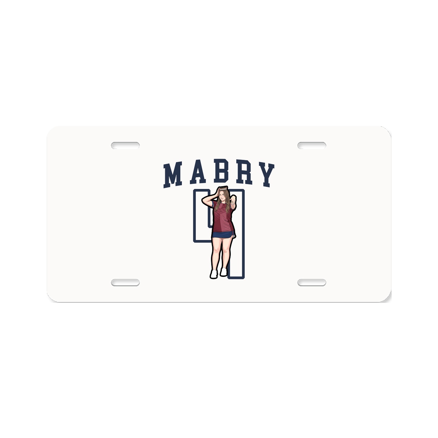 License Plate — Shirsey in Classic