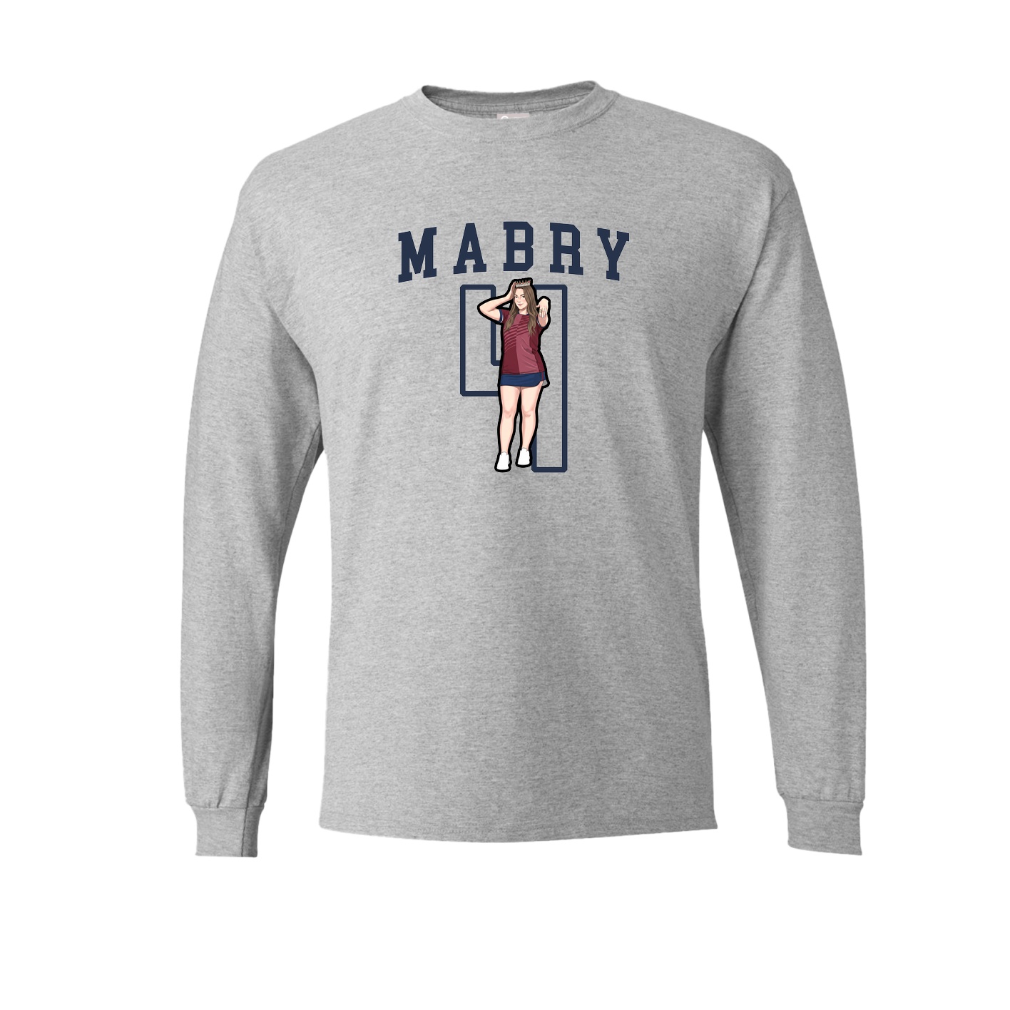 Long Sleeve Tee — Shirsey in Grey