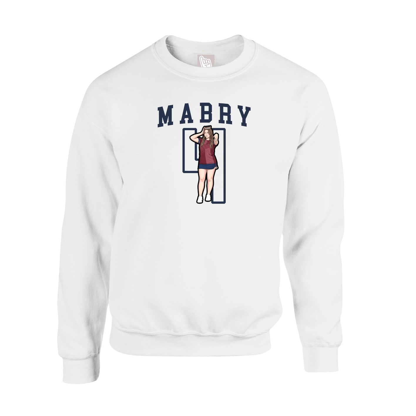 Fleece Crew — Shirsey in White