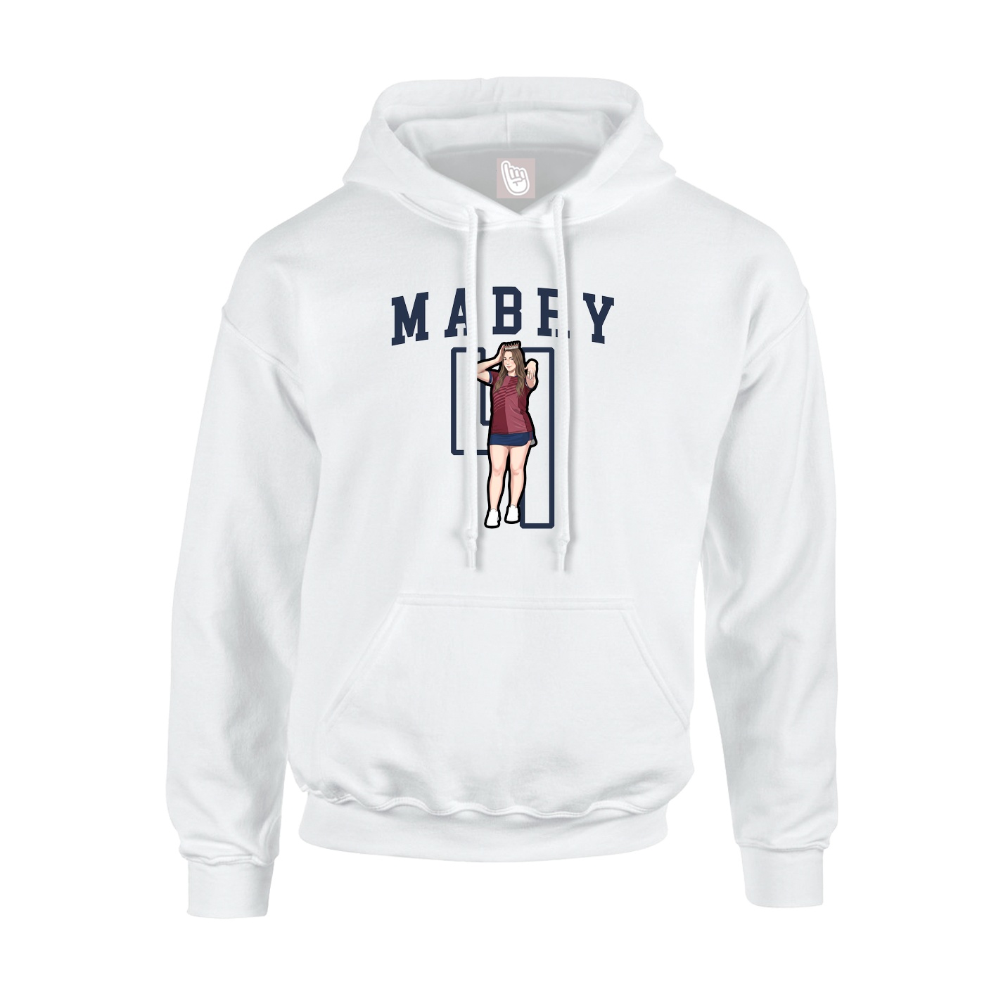 Youth Hoodie — Shirsey in White