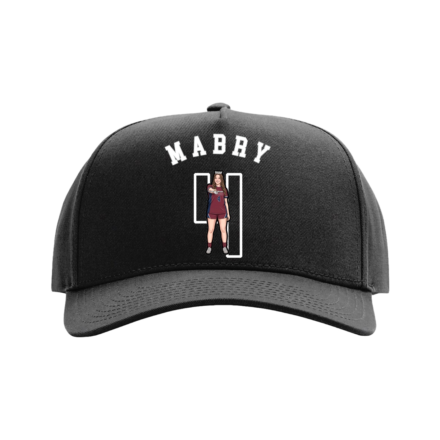 Full Fabric Five-Panel Champ Cap
