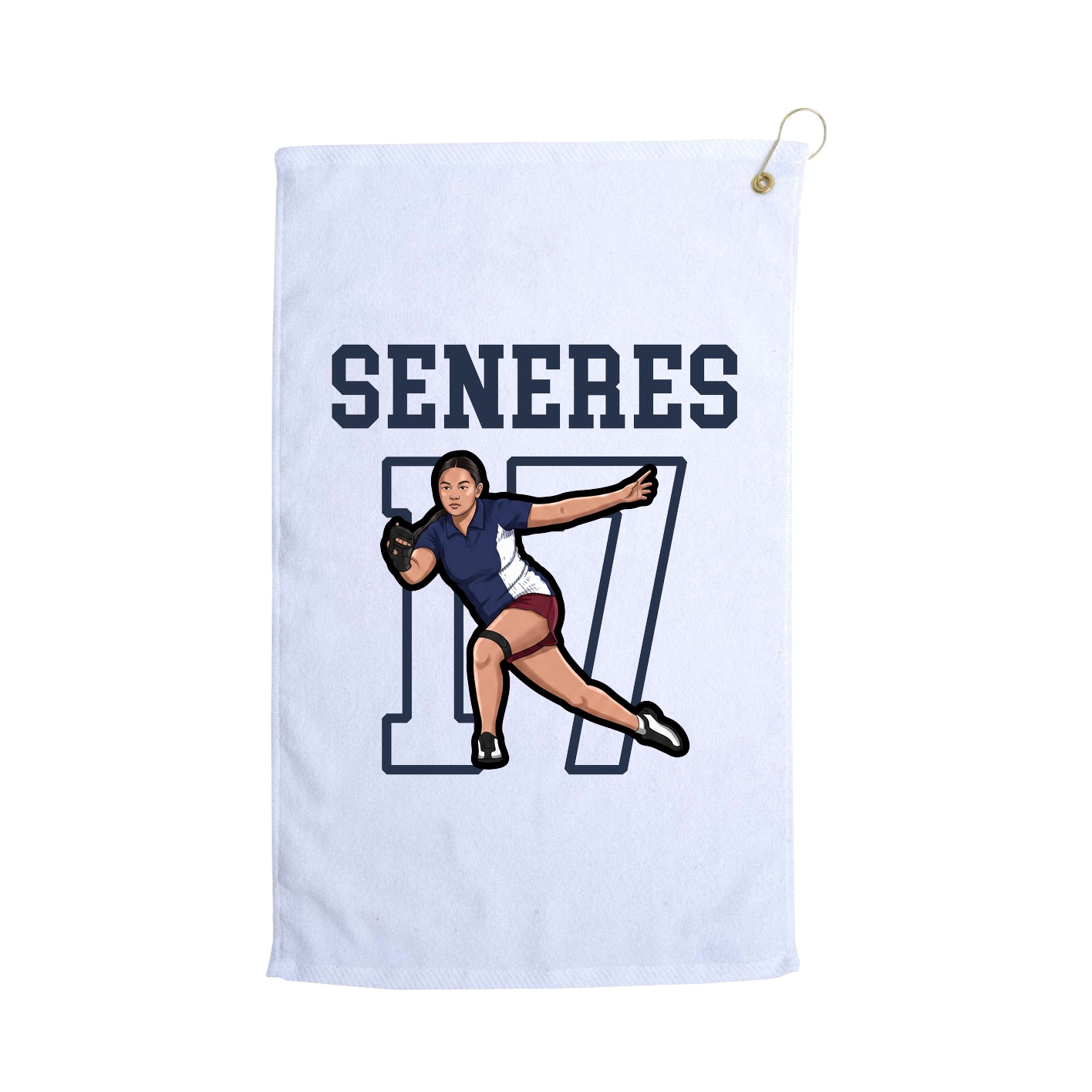 Golf Towel — Shirsey in White